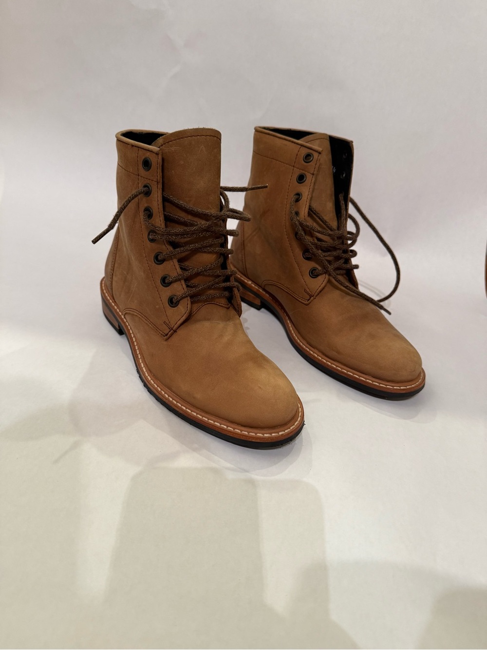 Women’s Nisolo “All-Weather” Amalia Boot. Tan (Tobacco) Leather Boots size 7.5